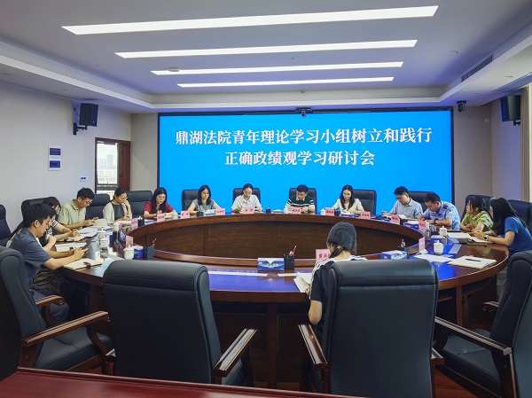 鼎湖区法院开展青年理论学习小组树立和践行正确政绩观学习研讨会