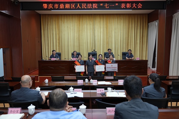 捷报频传！鼎湖区法院荣获多项表彰
